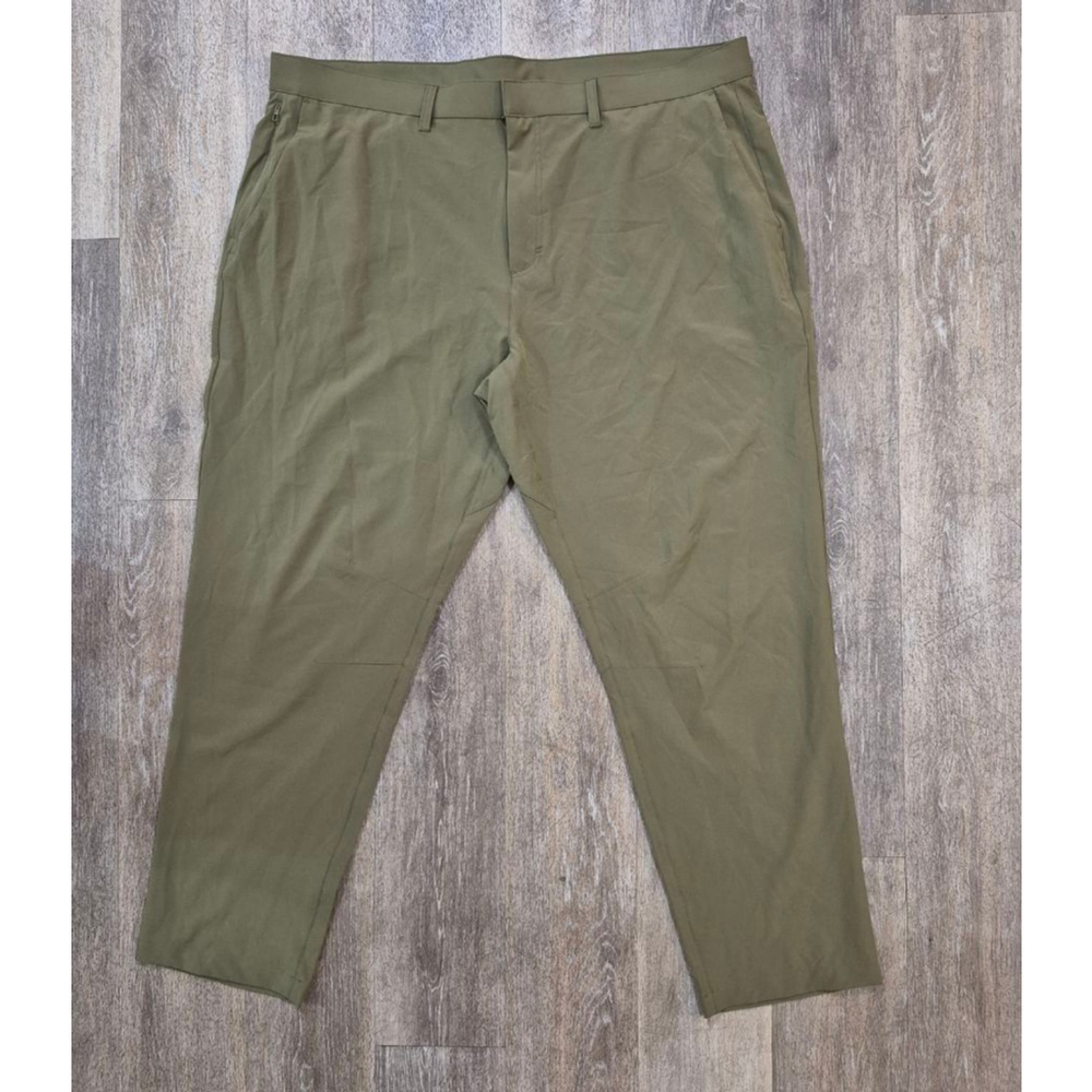 Fabletics Men’s The Only Pant 42x32 Olive Green Chinos NWT”